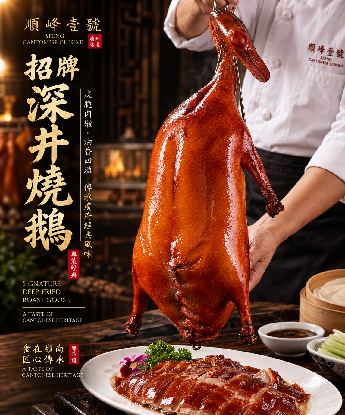 招牌深井燒鵝 / Signature Sham Tseng Roast Goose